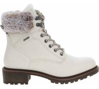 Tamaris Femmes Bottes à lacets Doublure chaude Fermeture éclair Bottine 1-26266-43, Taille:37 EU, Couleur:Blanc