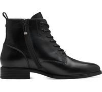 Tamaris Femmes Bottines à lacets Bottine en cuir Fermeture à glissière Laçage 1-25121-43, Taille:37 EU, Couleur:Noir