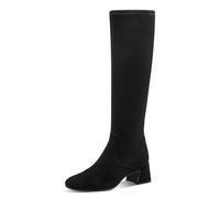 Tamaris Femmes Damen Bottes Longues Talon 1-25520-45 Hauteur Genoux, Noir, 38 EU, Noir, 38 EU