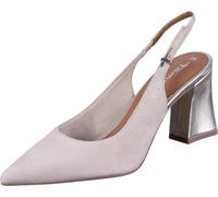 Tamaris Femmes Escarpin en cuir avec talon bloc et forme pointue 1-29633-44, Taille:37 EU, Couleur:Gris