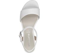 Tamaris Sandales Mode Femme 1-28250-42, Pointure:38 EU, La Couleur:Blanc