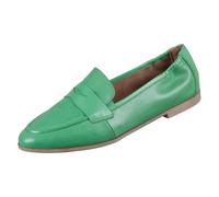 Tamaris Femmes Slipper Cuir Penny Loafer classique et élégant 1-24210-42, Taille:41 EU, Couleur:Vert