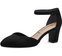 Tamaris Femmes Talon bloc à bride de cheville toucher velouté 1-24412-41, Taille:40 EU, Couleur:Noir