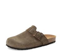 Tamaris Homme Mules à semelle intérieure cuir plates vert 44 EU