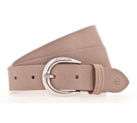 Tamaris Leather Belt W100 Gray Taupe