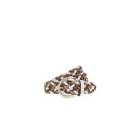 Tamaris Leather Belt W75 White - Multicolour