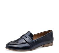 Tamaris Mocassin Femme À enfiler Bout rond Talon plat Bleu marine 37 EU