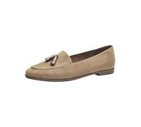 Tamaris Mocassin Femme plat Cuir beige 38 EU