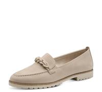 Tamaris Mocassin Femme plat Cuir beige 40 EU