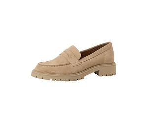 Tamaris Mocassin Femme plat Cuir beige 41 EU