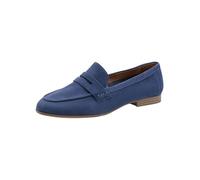 Tamaris Mocassin Femme plat Cuir bleu 37 EU
