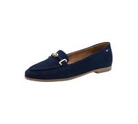 Tamaris Mocassin Femme plat Cuir bleu 39 EU