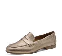 Tamaris Mocassin femme 24233-46 cuir métallique plat doré 39
