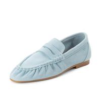 Tamaris Mocassins de soirée pour Femme, Bleu Clair, 42 EU