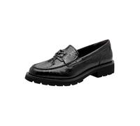 Tamaris Mocassins Plats pour Femme, Noir (Croco Noir), 38