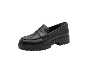 Tamaris Mocassins Plats pour Femme, Noir (Cuir Noir), 41