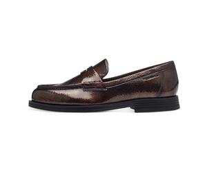 Tamaris - Mocassins vernis - Femme - Chaussures - Brun - Taille: 38 EU
