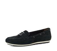 Tamaris Moccassin M2463044 1-24630-44 003 Moccassin Chaussures en Cuir pour Femme, Bleu Marine, 41 EU