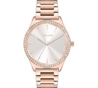 Tamaris Montre à affichage analogique or rose / platine / transparent, Taille One Size