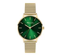 Tamaris Montre à affichage analogique or / vert foncé, Taille One Size