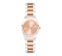 Tamaris Montre analogique à Quartz pour Femme avec Bracelet en Acier Inoxydable TT-0170-MQ, Bicolore Argent/Or Rose
