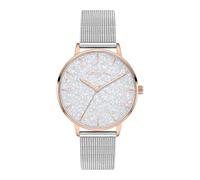 Tamaris Montre analogique à Quartz pour Femme avec Bracelet en Acier Inoxydable TT-0194-MQ, Acier Inoxydable Bicolore/Or Rose