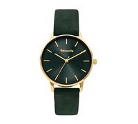 Tamaris Montre Femme avec Bracelet en Cuir - Montre-Bracelet Ronde Simple pour Femmes 36 mm - Montre en Argent, Or, Or Rose, Noir, Bleu, Vert, Violet, Rose et Plus