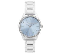 Tamaris Montre Femme - Petite Montre Sportive-élégante 30mm, Bracelet en Acier Inoxydable, Pierres Zirconia 3 ATM Étanche
