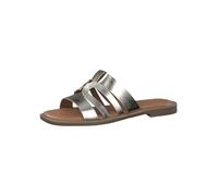 Tamaris Sandales plates en cuir 1-27103-42 933 Or clair Taille 36