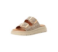 Tamaris Mule femme à talon compensé en cuir beige 41 EU
