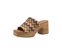 Tamaris Mule beige / sable / kaki / violet foncé, Taille 36