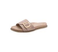 Tamaris Comfort Mule Plateforme Plate Multi-Ajustable pour Femme, Beige, 37 EU