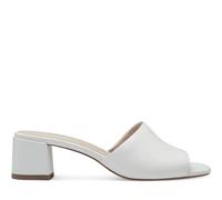 Tamaris - Mule en cuir - Femme - Chaussures - Blanc - Taille: 41 EU