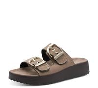 Tamaris Mule femme à semelle anatomique avec talon compensé beige 38 EU