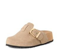 Tamaris mule femme à semelle de confort à talon compensé cuir beige 37 EU