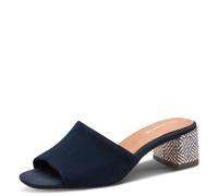 Tamaris Mule femme à talon bloc en cuir bleu 36 EU