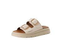 Tamaris Mule femme à talon compensé en cuir beige 39 EU