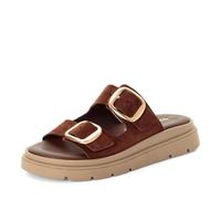 Tamaris Mule femme à talon compensé en cuir brun 40 EU