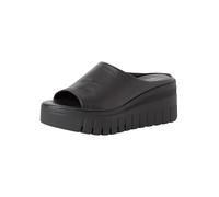 Tamaris Mule femme à talon compensé en cuir noir Taille 39 EU