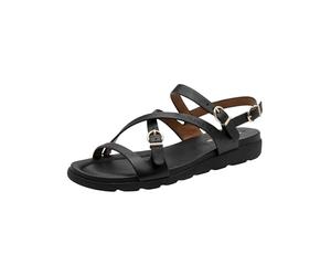Tamaris Mule femme à talon compensé en cuir noir 39 EU