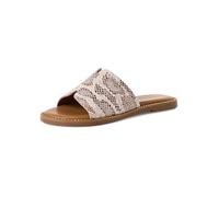 Tamaris Mules femme en cuir plates Beige/Gris/Noir/Blanc Taille 40