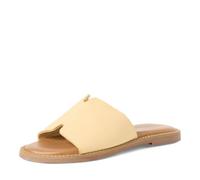 Tamaris Mule femme en cuir plates jaune 37 EU