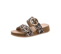 Tamaris Comfort Wedge/Plat Mule Plateforme réglable pour Femme Beige léopard Taille 37 EU
