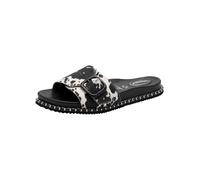 Tamaris Comfort Mule Plateforme Plate multiajustable pour Femme Noir Vache 38 EU