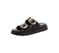Tamaris Mules en cuir à talon compensé pour femme
