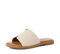 Tamaris Mules femme en cuir plates beige 42 EU