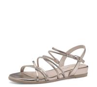 Tamaris Nu-pieds femme violet cuir & synthétique - talon plat confortable 37