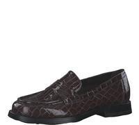 Tamaris Pantoufles pour Femme, Semelle intérieure TOUCHit, Marron Croco, 37 EU
