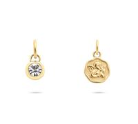 Tamaris Pendentif Charm Femme TJ-0693-P-02 en acier inoxydable IP or avec zircons