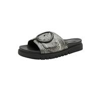 Tamaris Plateforme Comfort Mule pour Femme - Multiadjustable, Black Snake., 39 EU